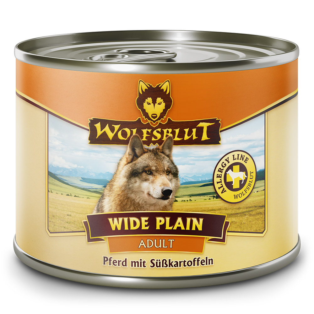 3378ae8f877e28a4de644c13736d3f8e23006bba_wb783168_wolfsblut_nassfutter_wideplain_200g_dose_4260603783168_1000px_shd Wolfsblut Dog Wide Plain - konina i bataty puszka 200g - obrazek 1