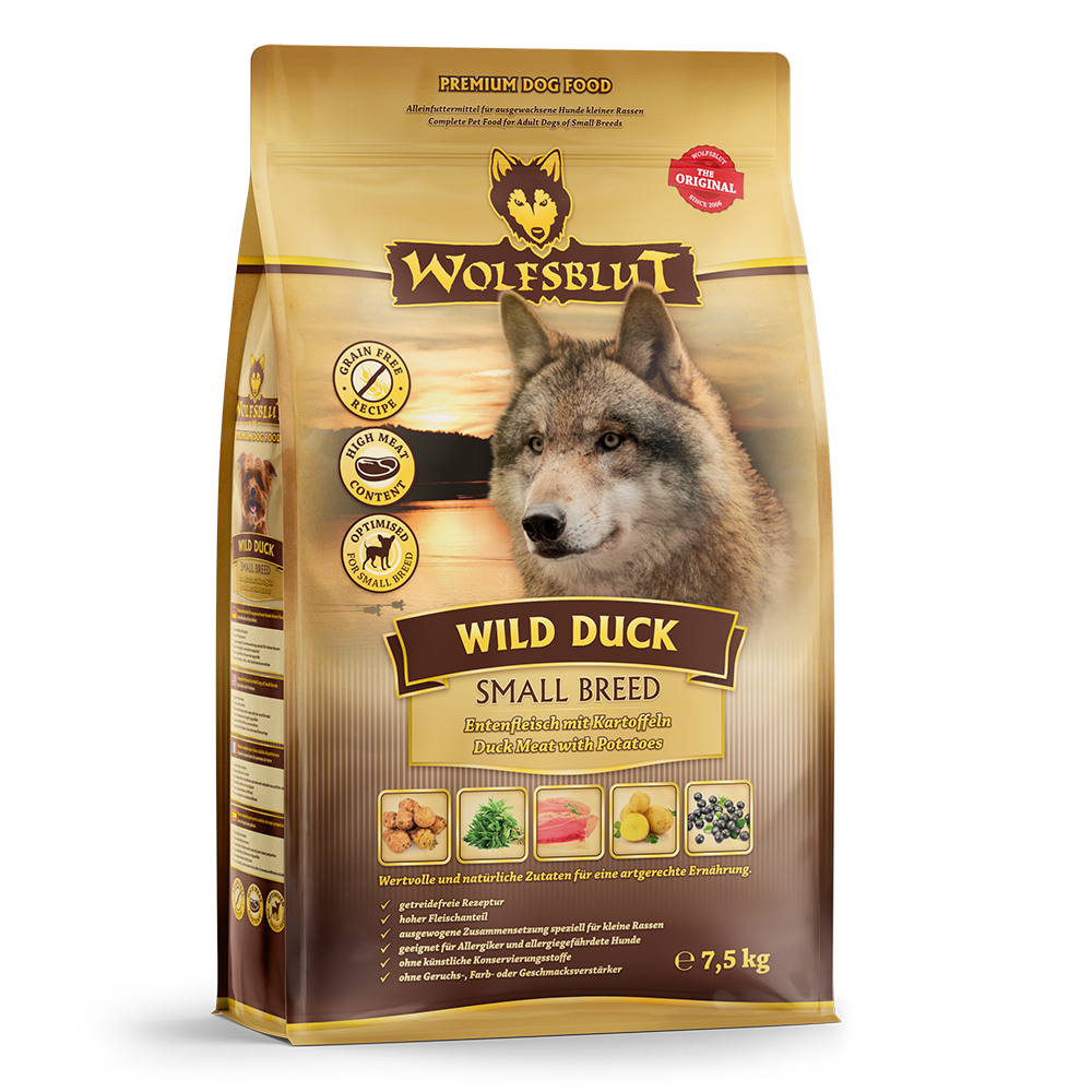 Wolfsblut Dog Wild Duck Small - kaczka i bataty 7,5kg - obrazek 2
